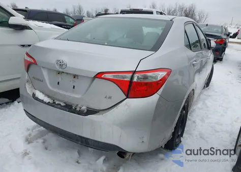 2016 Toyota Corolla Le from USA, damaged, VIN 5YFBURHE6GP384514